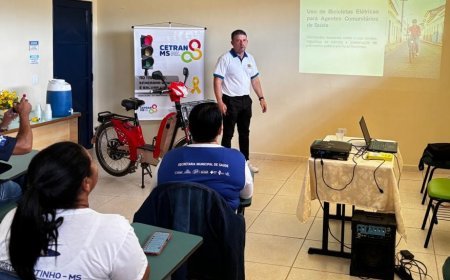 Cetran/MS promove palestra sobre bicicletas elétricas e ciclomotores em Porto Murtinho