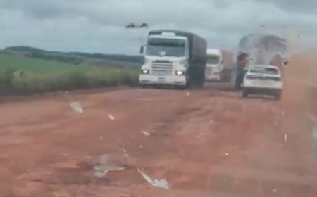 Buracos na MS-382 fazem veículos trafegarem em zigue-zague e colocam condutores em perigo: ‘risco de acidentes’