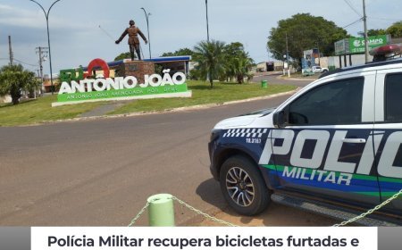 Polícia Militar recupera bicicletas furtadas e apreende arma de fogo em aldeia indígena de Antônio João
