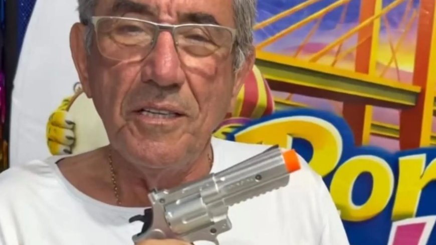 Prefeito de Porto Murtinho diz que estava com revólver de brinquedo no Carnaval