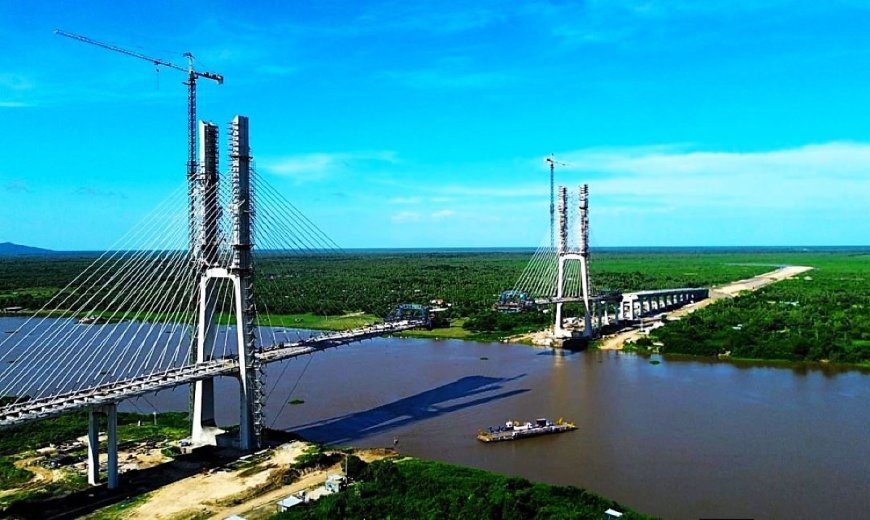 Ponte Internacional da Rota Bioceânica entra na fase final com a união entre os lados previsto para maio de 2026