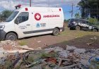 Homem furta ambulância de hospital, abandona veículo e joga a chave fora em Ponta Porã
