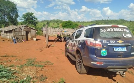 Polícia Militar apreende droga e arma de fogo durante ocorrência em aldeia indígena na região de Antônio João