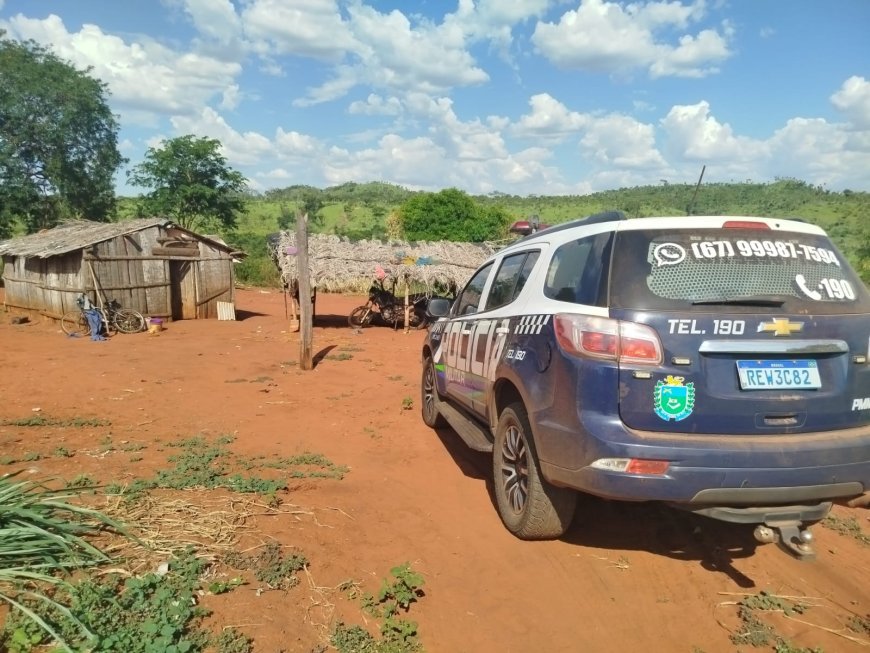 Polícia Militar apreende droga e arma de fogo durante ocorrência em aldeia indígena na região de Antônio João