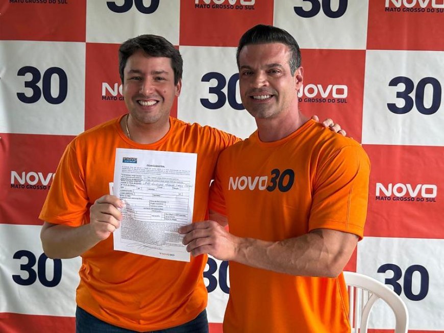 João Henrique Catan se filia ao Partido Novo e lança pré-candidatura ao governo de MS