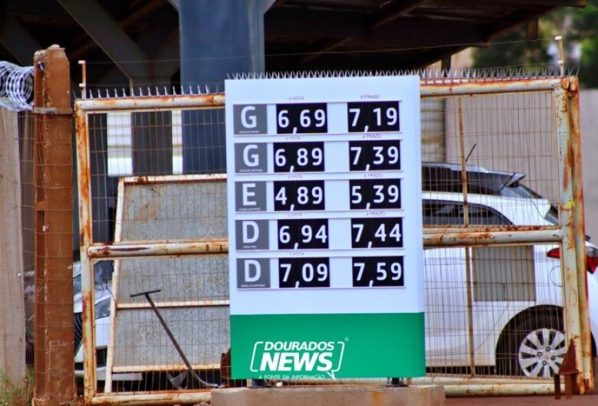 Oscilação nas distribuidoras eleva preços da gasolina e do diesel em Dourados