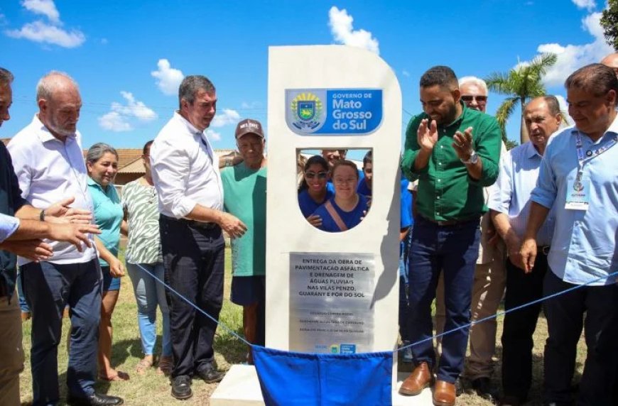 Antônio João recebe pacote de obras e investimentos do Governo de MS