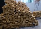 Carga de mais de 1 tonelada de droga é apreendida após perseguição; dois são presos