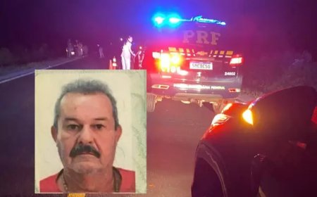 Homem de 61 anos morre após queda de moto na BR-060