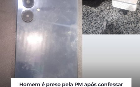 Homem é preso pela PM após confessar furto em academia