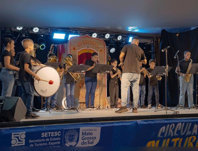 Circula Cultura MS chega à 30ª Festa da Linguiça e amplia acesso à cultura em Maracaju
