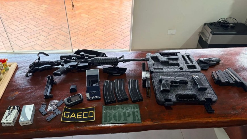 Gaeco cumpre mandados durante operação em Jardim