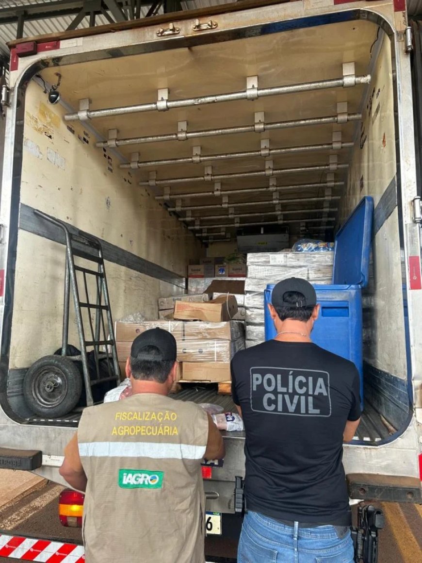 Polícia apreende 1,5 tonelada de carne imprópria que seria fornecida em merenda escolar de Jardim, Guia Lopes e Porto Murtinho