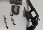 Polícia Militar prende homem após disparos de arma de fogo em via pública em Antônio João
