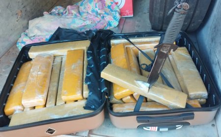 Passageiro é preso com 31 kg de maconha em mala na MS-164 em Ponta Porã
