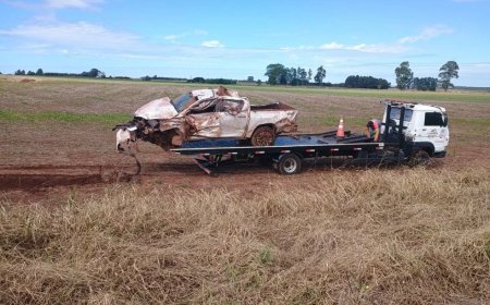 Ponta Porã (MS): Homem de 69 anos morre em acidente na MS-162, passageiro não resistiu