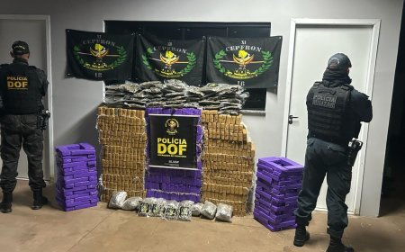 DOF apreende mais de meia tonelada de drogas em Maracaju