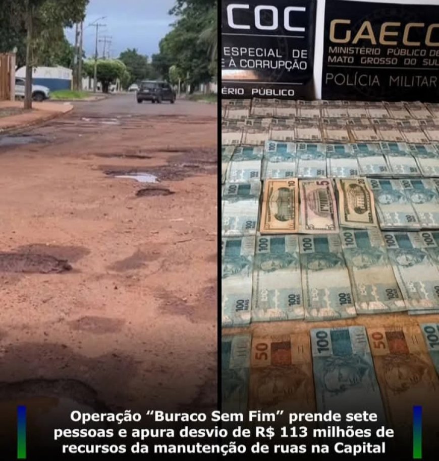 Operação do MPMS apura esquema de fraude em contratos de manutenção de ruas em Campo Grande; ex-secretário é preso