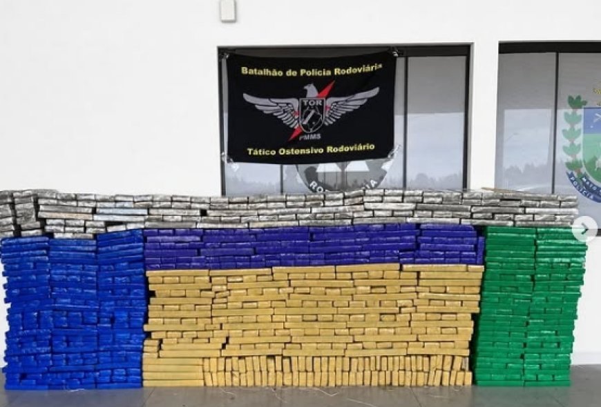 Ponta Porã: TOR apreende 829 kg de maconha na MS-386