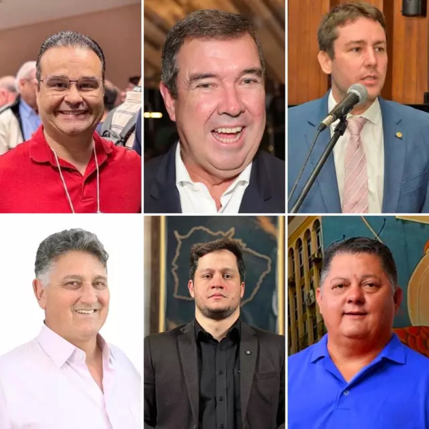 Em MS, seis partidos têm pré-candidatos ao governo para as eleições de 2026