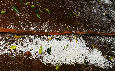Após Ventania,  ciclone-bomba causa temporal com granizo em Antônio João