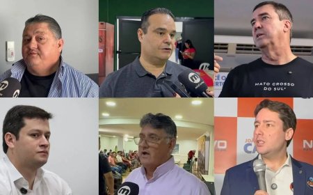 Convenções terminam com seis candidatos ao Governo de Mato Grosso do Sul nas Eleições 2026