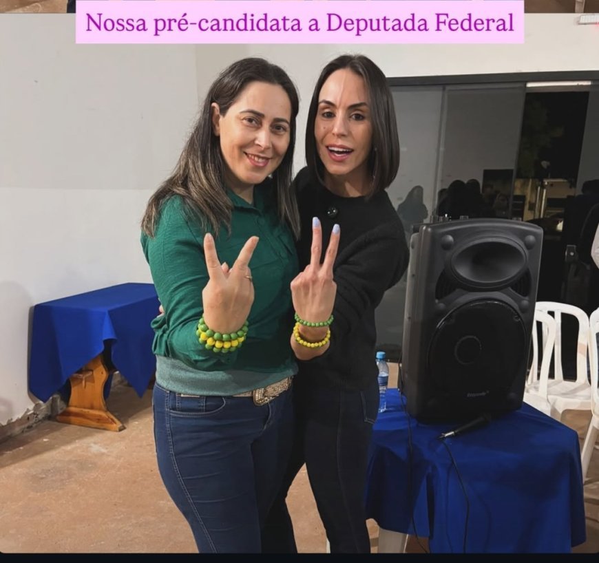 Vereadora Cris Ramos declara apoio a pre candidatura de Luana Ruiz  para Deputada Federal