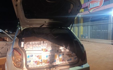 Polícia Militar apreende 700 pacotes de cigarros contrabandeados no Distrito de Nova Itamarati