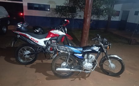 Polícia Militar apreende duas motocicletas durante atendimento de ocorrência em Antônio João