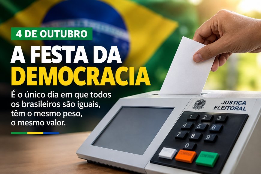 4 de Outubro: a festa da democracia 🇧🇷